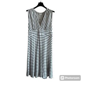 Max Studio women’s dress. Sleeveless stripe size XL NWT (listing # 33)